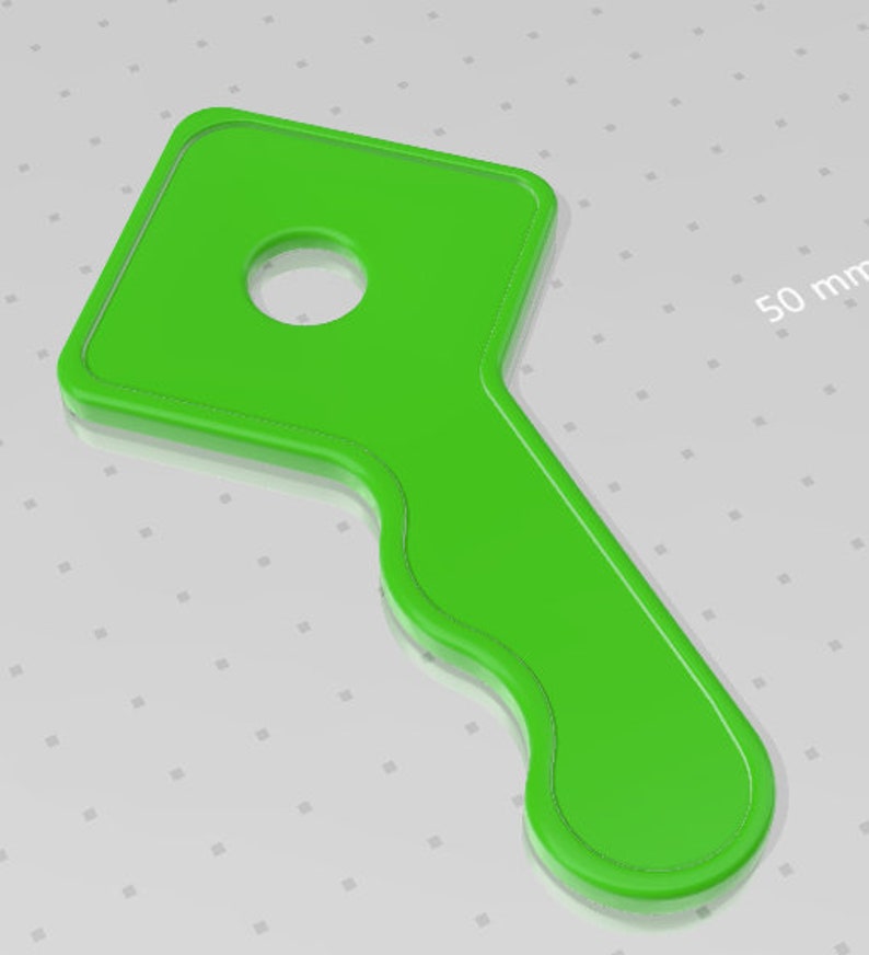 Polygon 3D Key File Set - Etsy