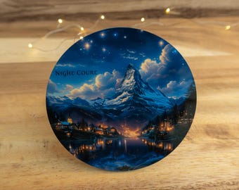 Sous-bock ACOTAR Night Court, sous-bock Velaris, tribunaux de Prythian, cadeau livresque, Rhysand Feyre Feysand