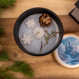 Winter Court Soy Candle, ACOTAR inspired, Mist And Fury Candle Gift, ACOMAF Scented Book Candle, Feyre, Rhysand, A Court of Thorns and Roses