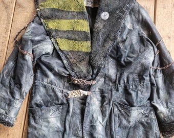 Nuclear Winter Wasteland Hooded Leather Jacket!