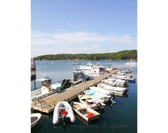 Bar Harbor Boats // Maine Dock // Wall Art // Travel Photography