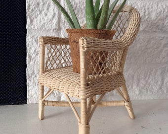 doll sized wicker chairs