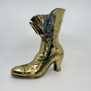 Vintage Victorian Brass Boot