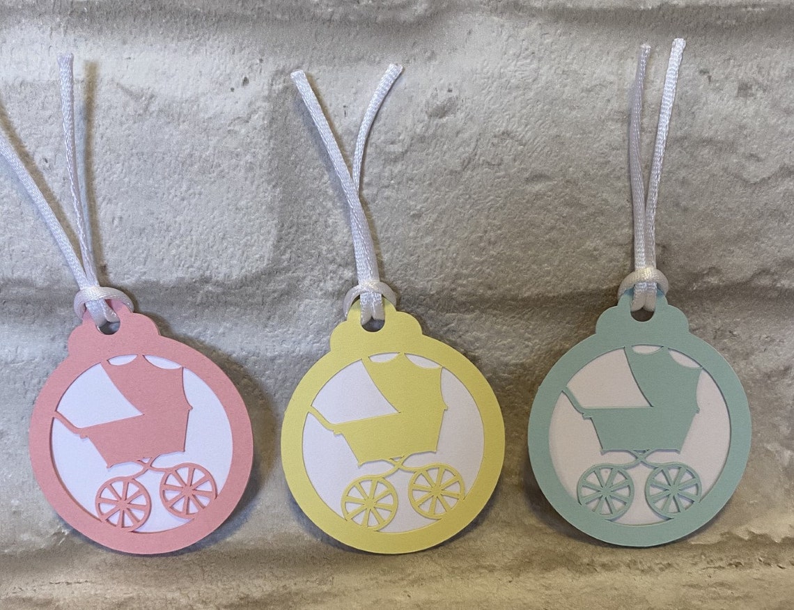 Handmade New Baby Gift Tags Pack of 5 Etsy