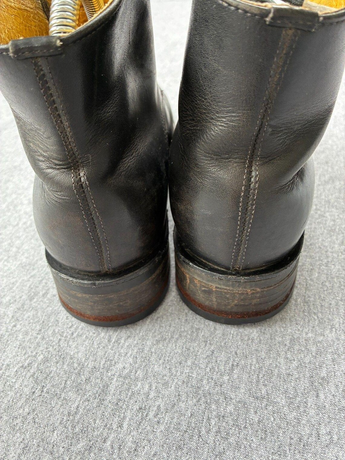 Vintage AB Adam's Siete Leguas Combat Boots, Handcrafted Mexico Leather (Women's 6.5 E), foto 2 di 5