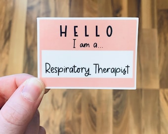 Respiratory Therapist Sticker / Respiratory Sticker / Medical Sticker / Cute Accessories