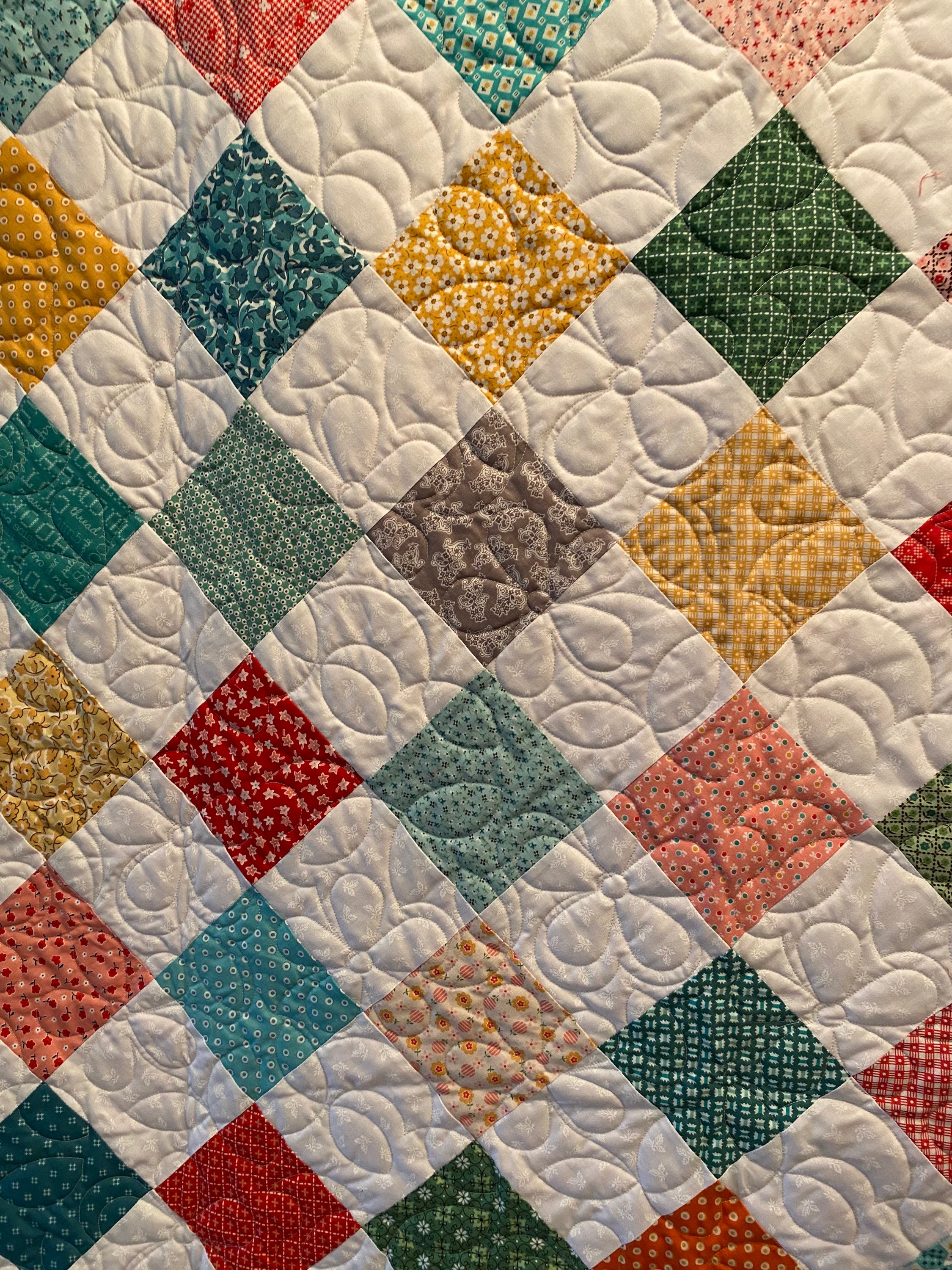 Handmade Scrappy 30s Style Quilt - Etsy
