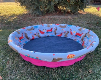 kiddie pool whelping box cover