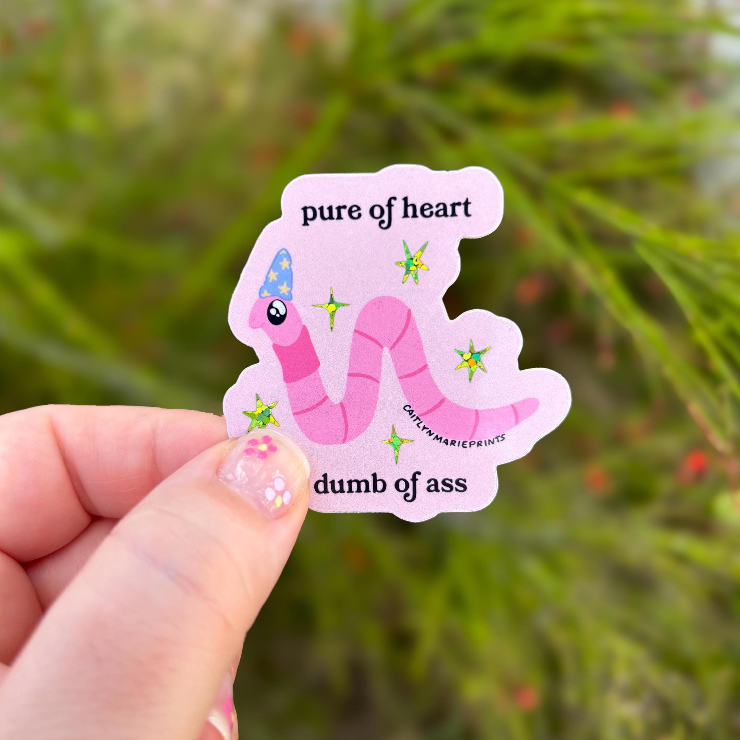 Funny Dumb Sticker - Etsy