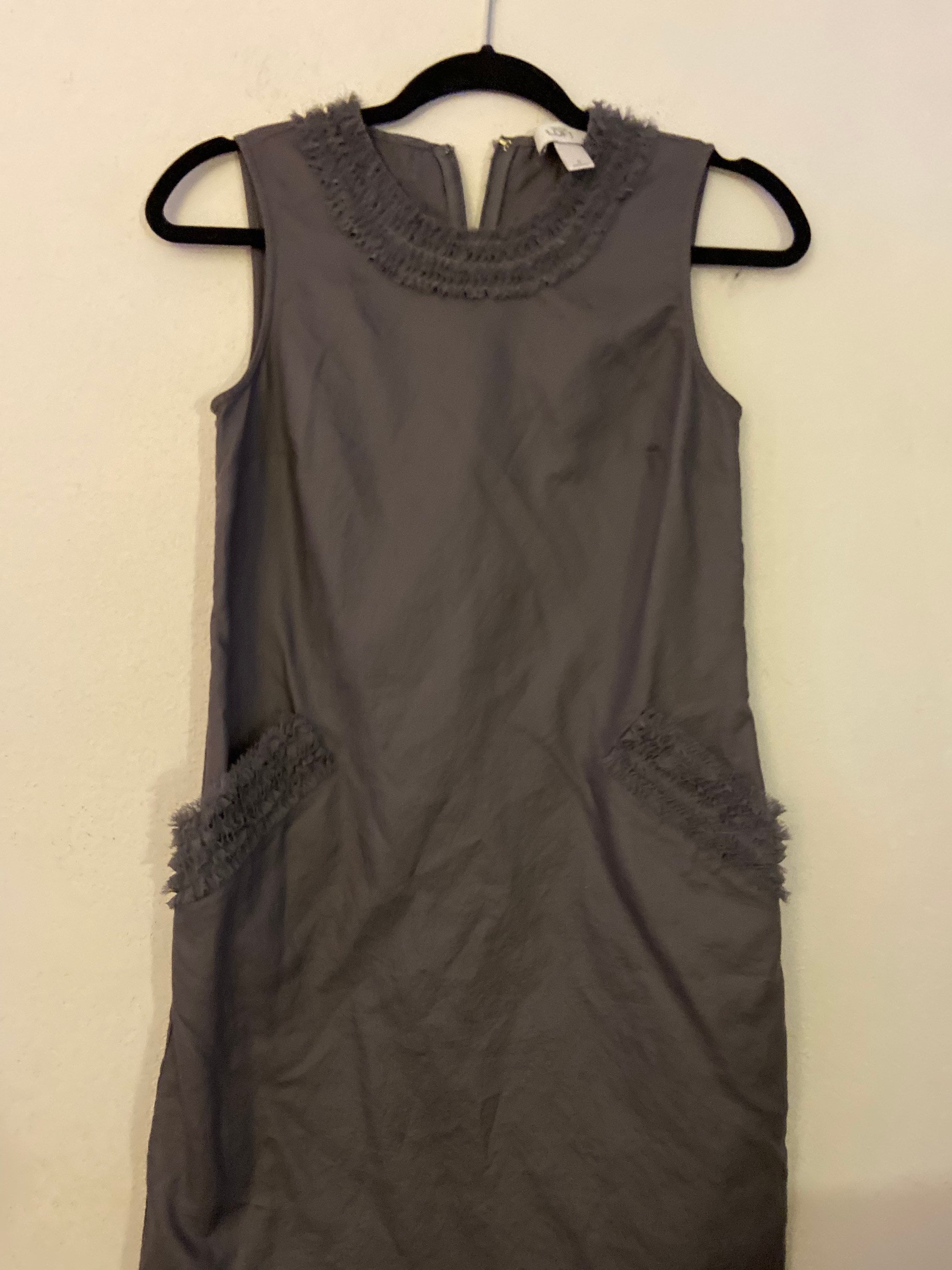 Loft grey cheap dress