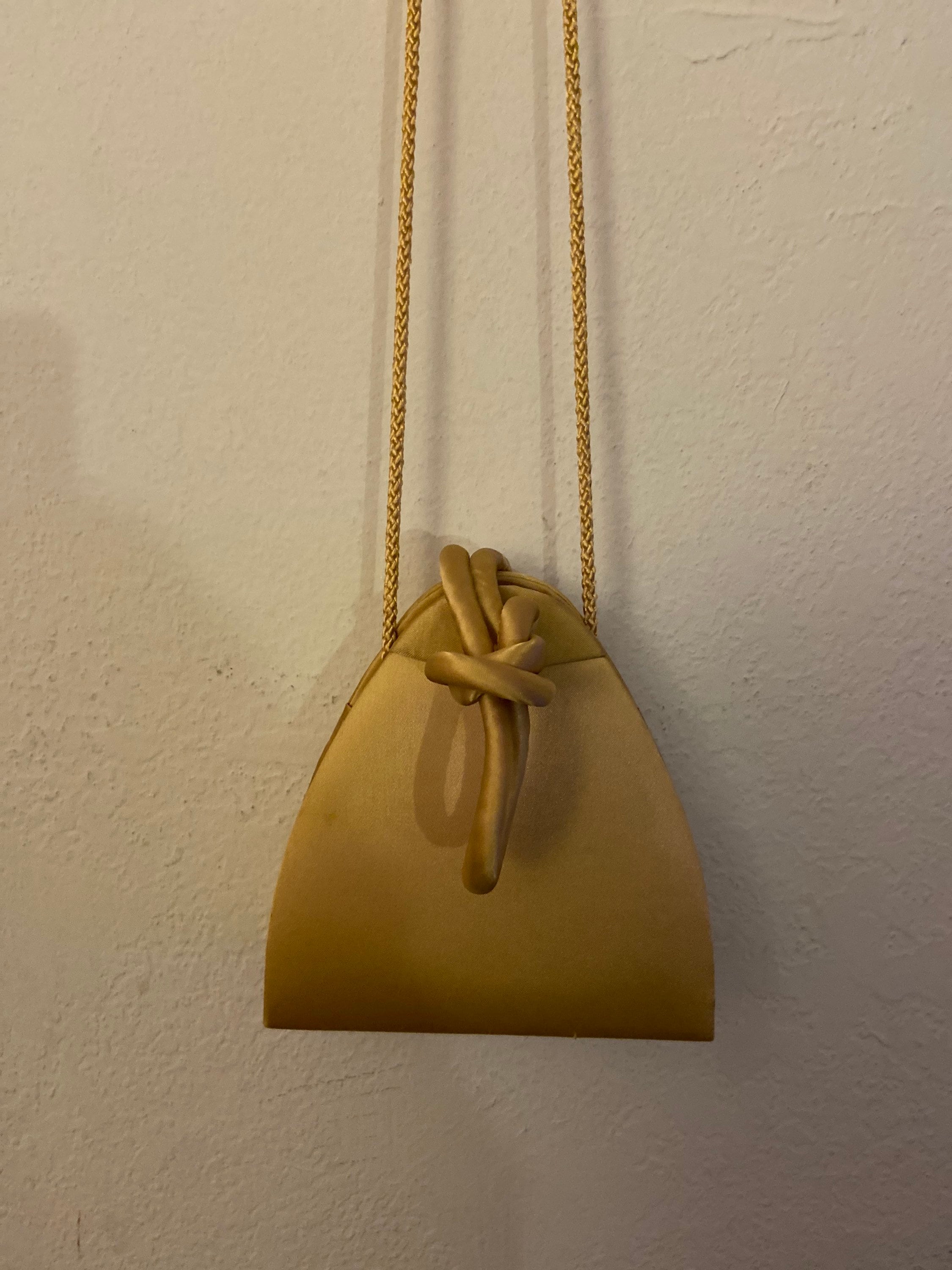 Bottega Veneta Knot Goldplated Box Clutch in Natural