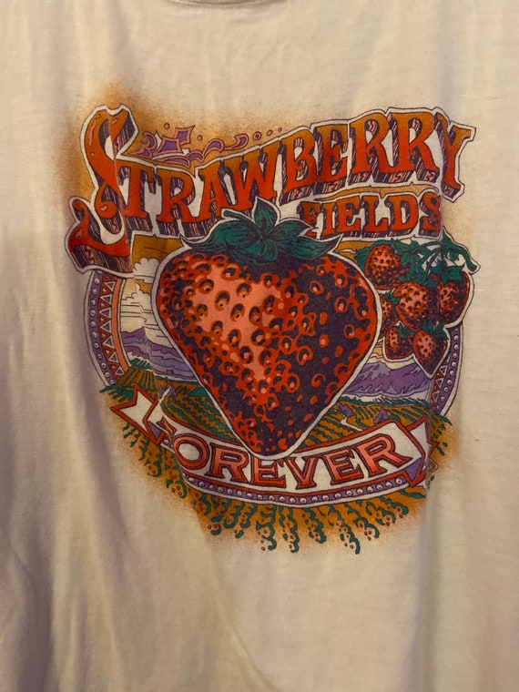 Maglietta Baseball Strawberry Fields Forever – The Beatles – Uomo/Donna Unisex – Gildan 2851