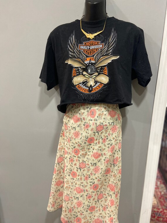 Vintage S/ M Floral Skirt