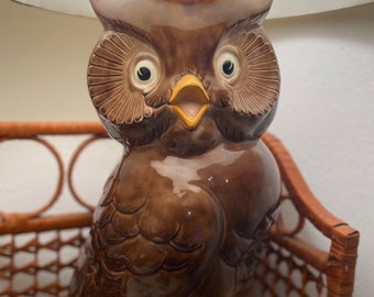 Vintage Westmoreland Glass Owl Fairy Lamp - Etsy