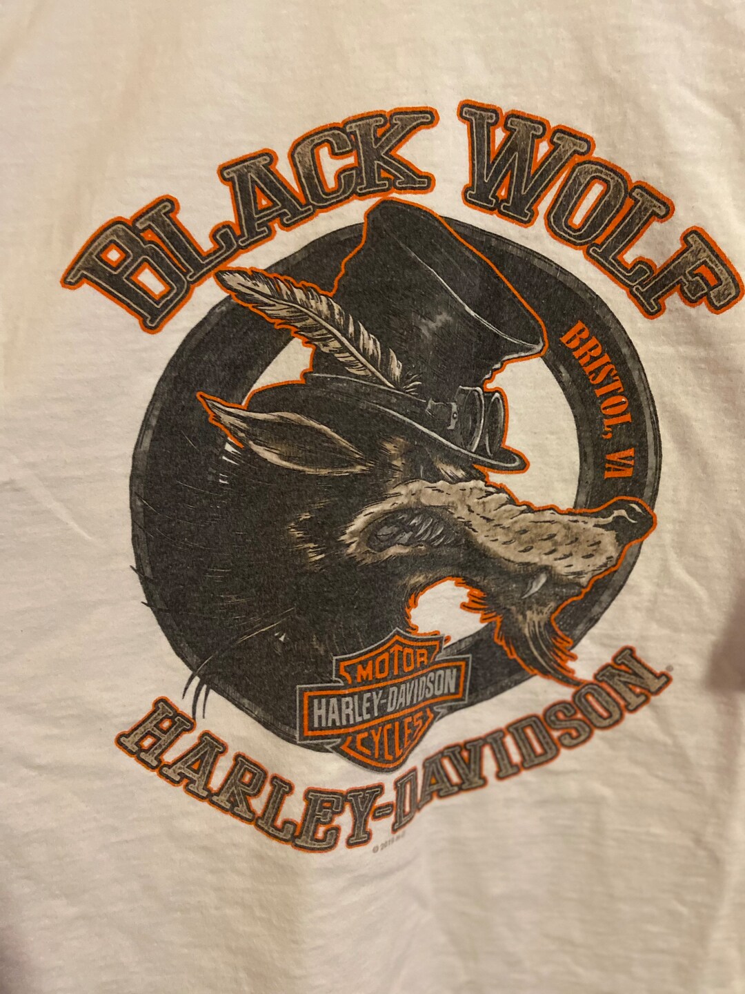 Vintage Black Wolf Bristol VA Harley 3X Etsy