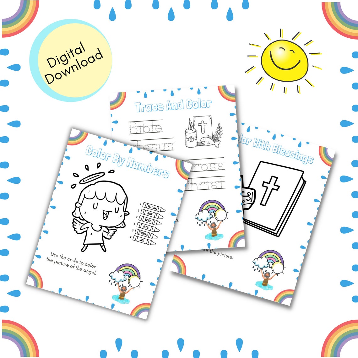 Printable Bible Games for Kids - 12 Kids Bible Youth Group Activity ...
