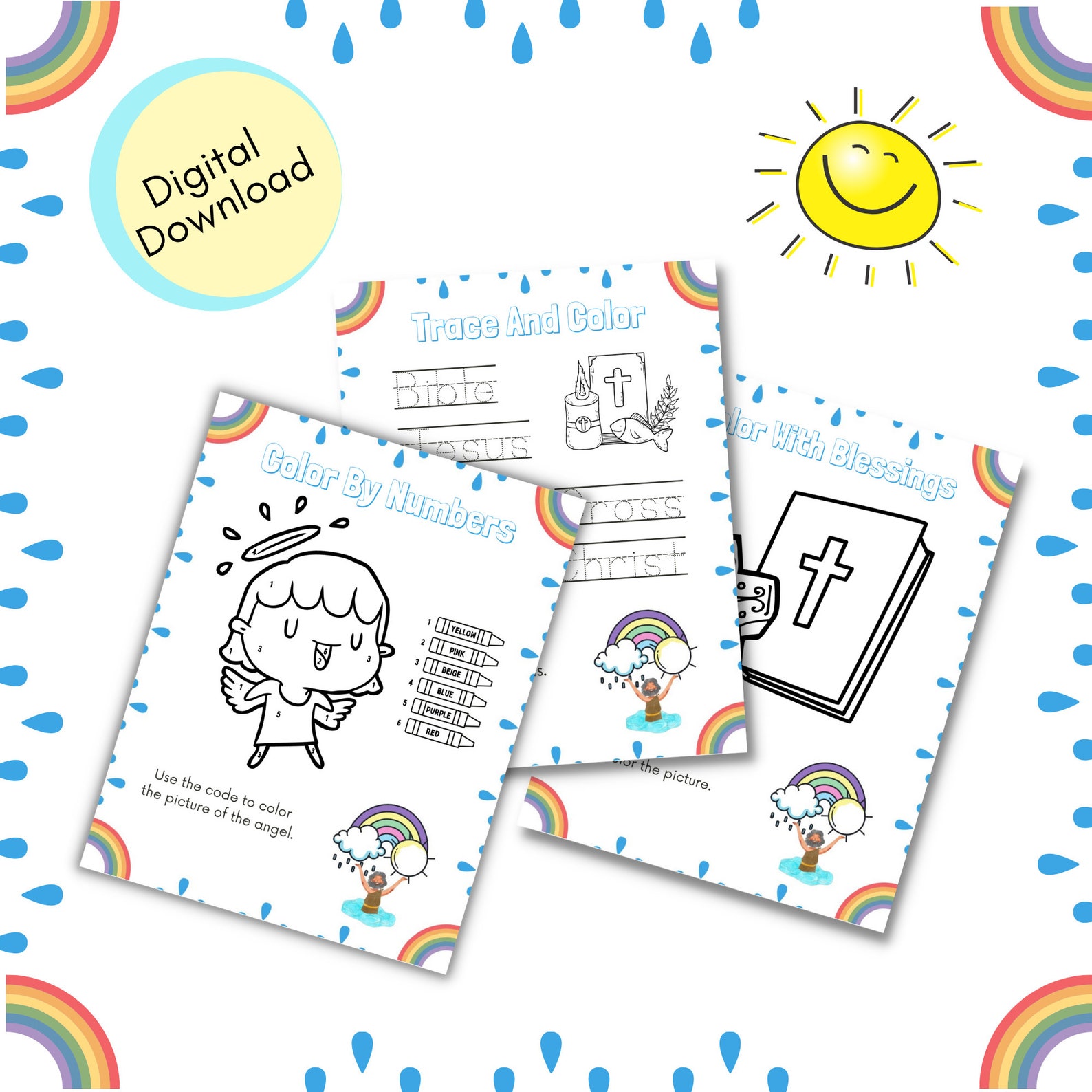 Printable Bible Games for Kids - 12 Kids Bible Youth Group Activity ...