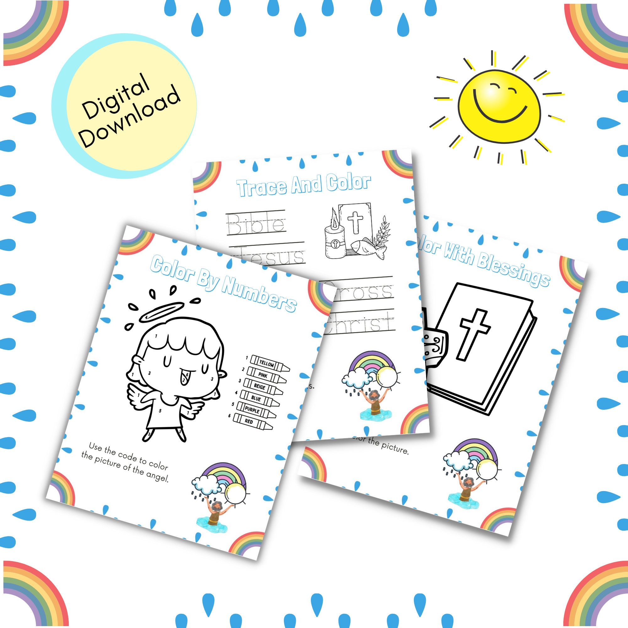 Printable Bible Games for Kids - 12 Kids Bible Youth Group Activity ...