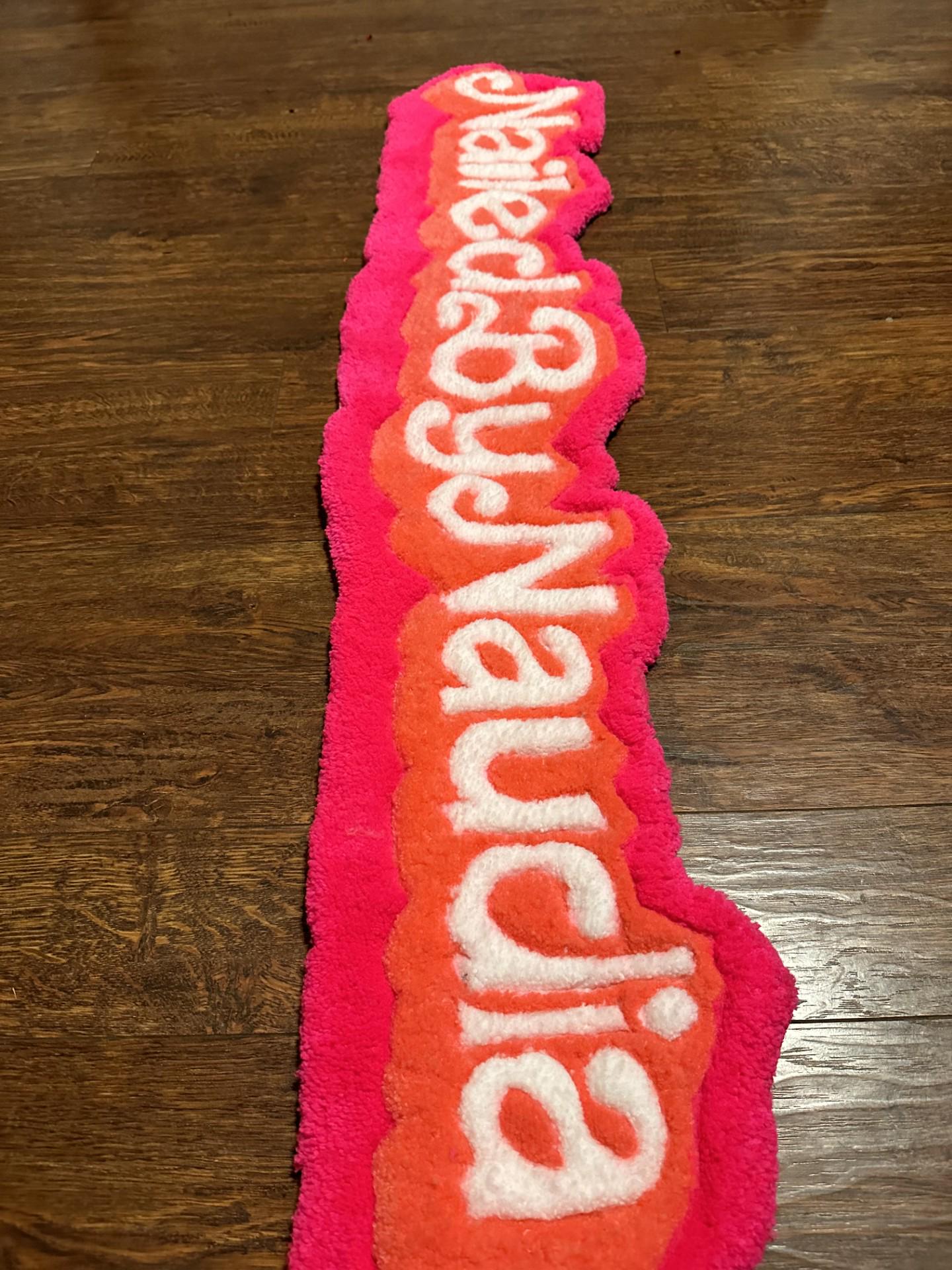 Custom Barbie Logo Inspired Tufted Rug - Etsy