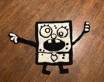 Alfombra personalizada con diseño de fan art de DoodleBob