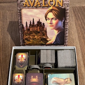 ボードゲームセットまとめ売り Avalon,  Planner など Avalon Board Game Organizer: 3D Printed PLA Insert - Etsy