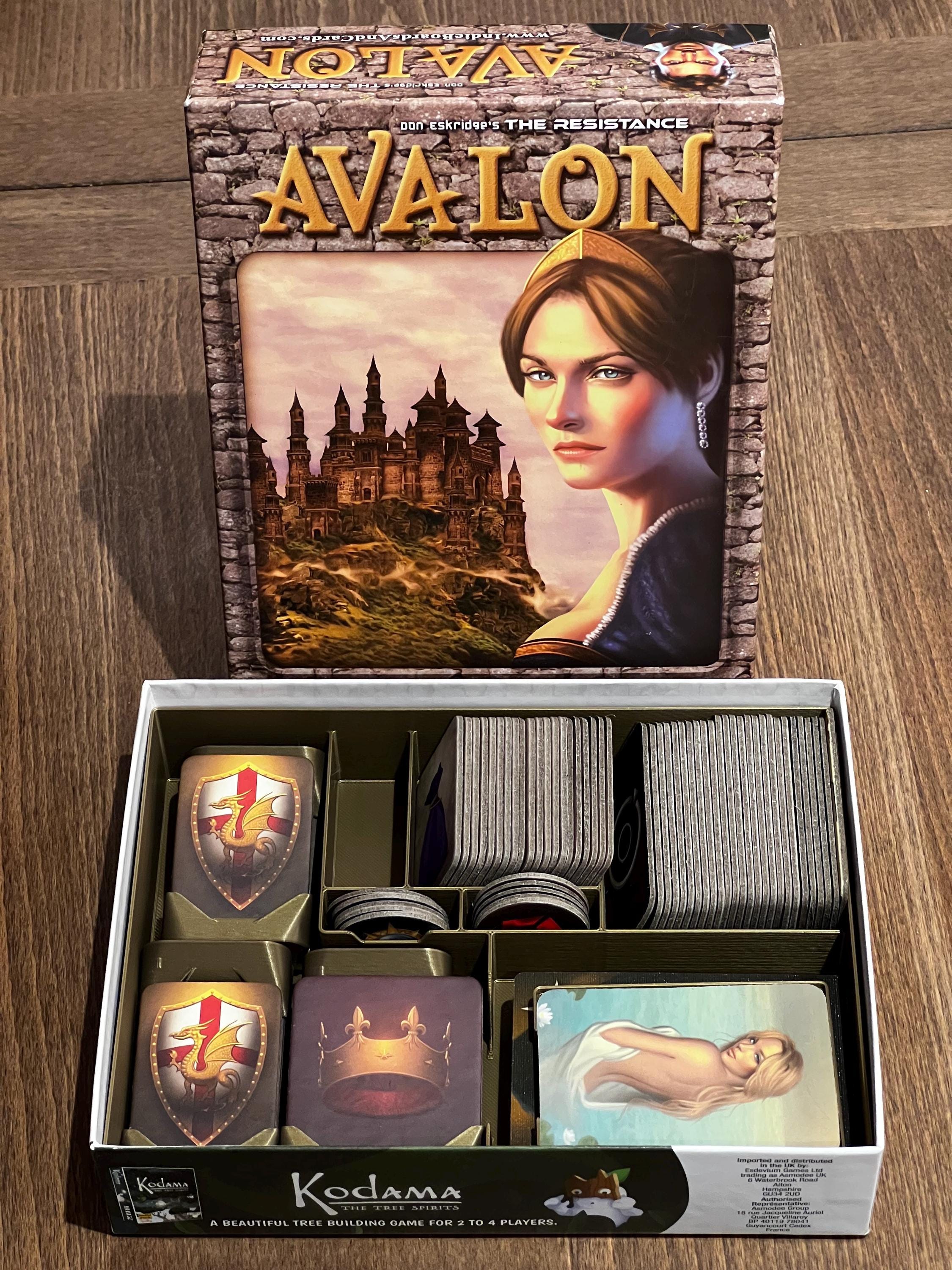 ボードゲームセットまとめ売り Avalon,  Planner など Avalon Board Game Organizer: 3D Printed PLA Insert - Etsy