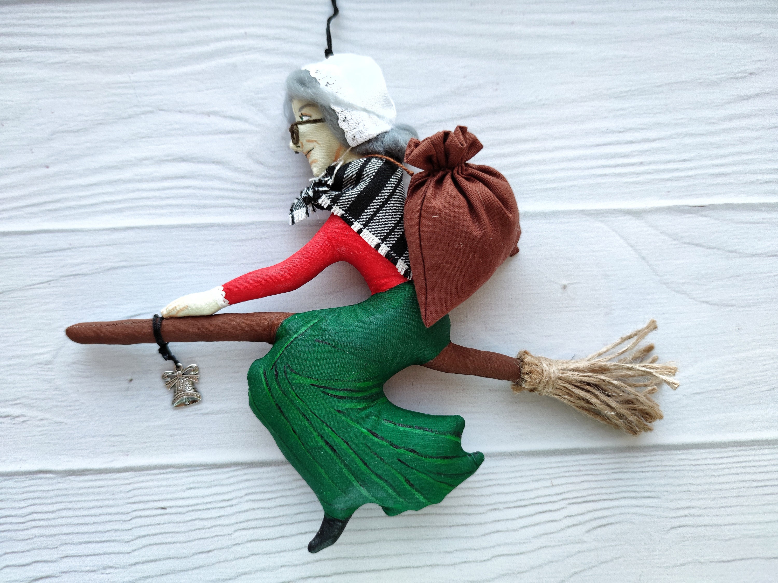 Buona Befana Epiphany Witch Getting Ready Sticker for Sale by  ShoaffBallanger