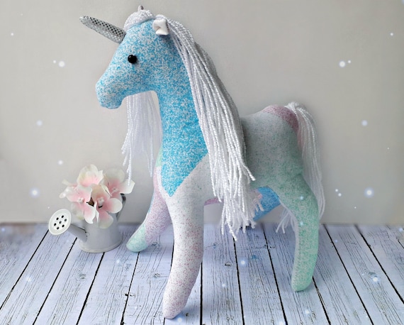 small stuffed unicorn