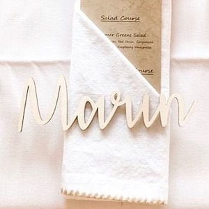 Personalized Wedding Place Cards, Table name Cards Laser Cut, Custom Placement Cards, Dinner Cards, Table Place Cards Unique