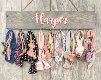 personalized baby bows