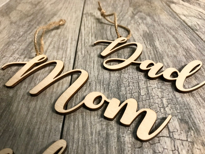 Stocking Name Tags Custom Stocking Tags Names for Stockings Etsy