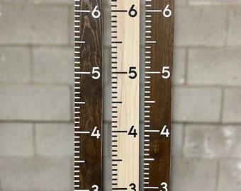 Personalized Wooden Growth Chart | 3D Laser Cut, Heirloom Quality