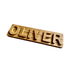 Wooden Name Puzzle, Easter Gift for Kids, Full Name Puzzle, Personalized Gifts Toddler , Montessori Toys, Baby Shower Gift, Newborn Gift