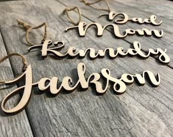 stocking tag personalized