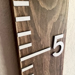 Wooden Growth Chart | Personalized Growth Chart | Growth Chart For Kids | 3d Growth Chart
