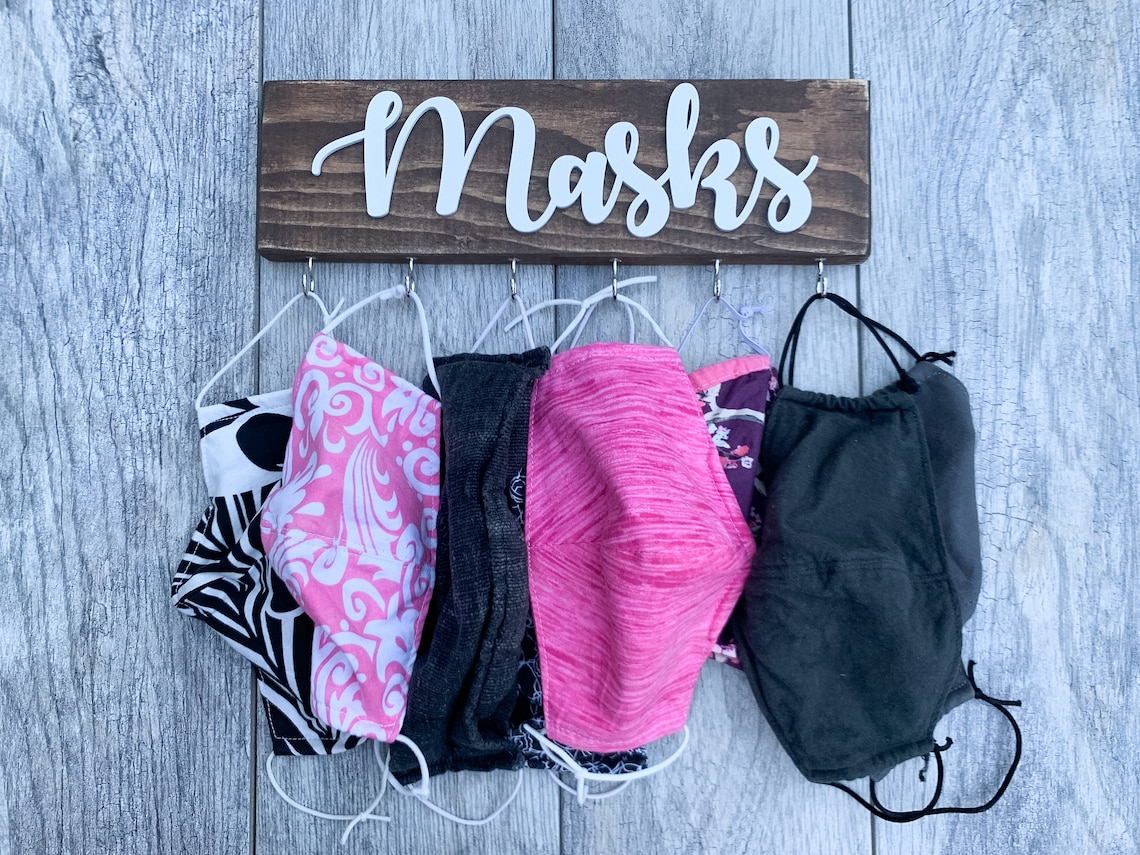 Custom High End Mask Holder Mask Rack Face Mask Organizer for Etsy