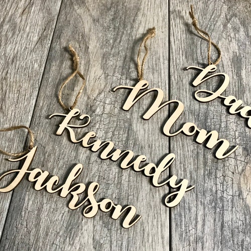 Custom Stocking Tags Names for Stockings Personalized Stocking Etsy