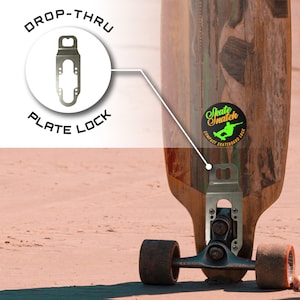 Drop-Thru Skateboard Lock