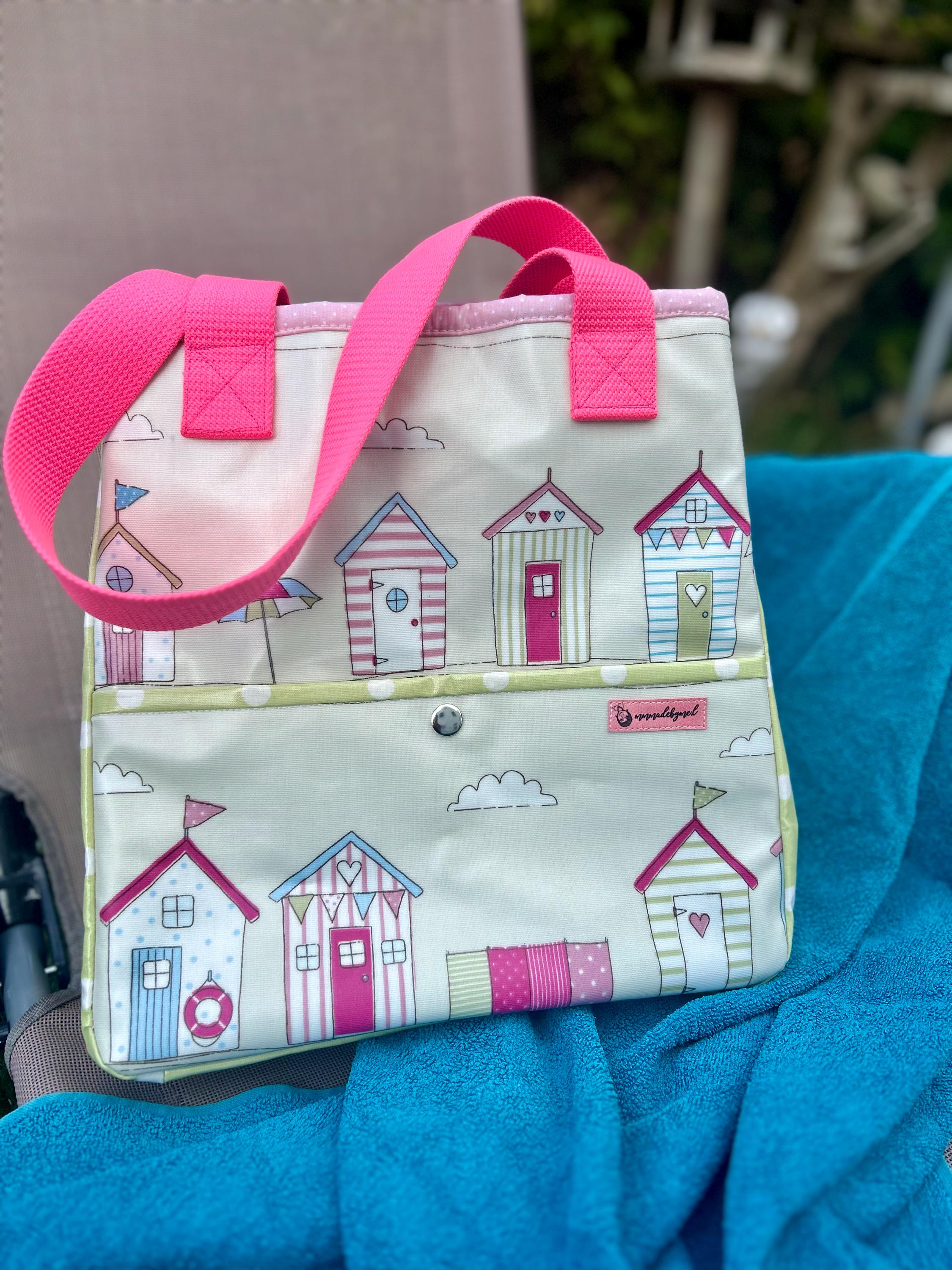 Wachstuch tasche au maison