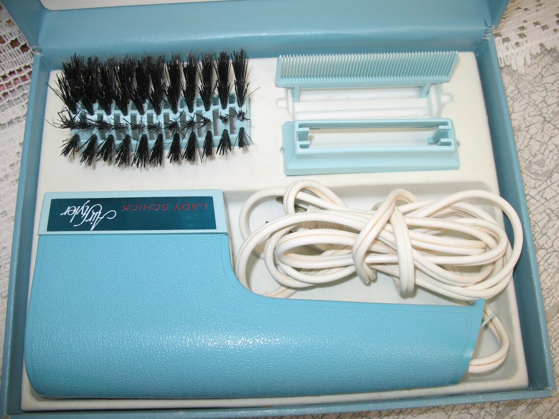 Vintage Retro 1973 Hand Held Hair Dryer in Original Blue Etsy
