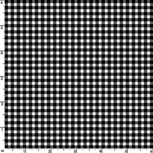 Black Gingham Fabric, Black & White Check Fabric, Black Check Fabric, Gingham Prints, Maywood Studio Fabric, Checked Quilting, Modern Quilt