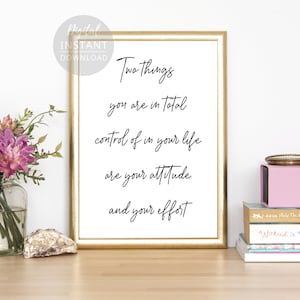 Inspirational Wall Art, Two Things You Are, Dorm Decor, Inspirational Print, Wall Art Quote, Office Decor for Women, Office Decor, Wall Art