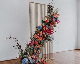 New! 6.5ft Metal Rectangular Tall Floral Stand/Geometric Stand/Vase/Backdrop Stand Column Arch/Wedding Backdrop Arch