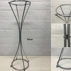 Gold Trumpet Metal Tall Centerpiece/Geometric Stand/Vase image 9