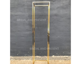 New Custom 6.5ft Metal Rectangular Tall Floral Stand/Geometric Stand/Vase/Backdrop Stand Column Arch/Wedding Backdrop Arch