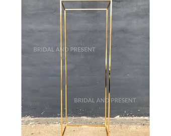 Custom 6.5ft Metal Rectangular Tall Floral Stand/Geometric Stand/Vase/Backdrop Stand Column Arch/Wedding Backdrop Arch