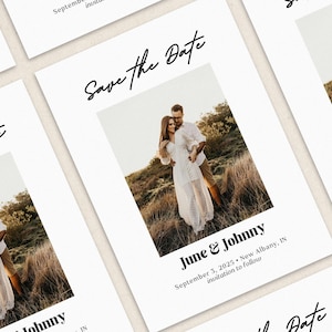 Elegant Canva Save the Date - Personalize with Your Style
