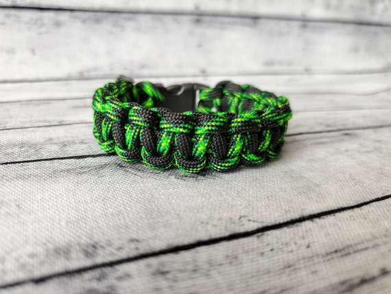 Green shop paracord bracelet