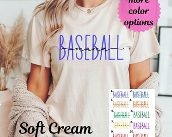 Custom Baseball Mom Shirt, Baseball Mama Shirt, Baseball Mom, Baseball Shirt For Women, Sports Mom Shirt, Personalized Baseball Tee