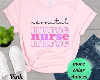 Retro Neonatal Nurse Shirt, Neonatal ICU RN Gift, Nicu Nurse crewneck, Cute Nicu Nurse Appreciation Shirt